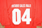 Vintage 1990s Coca Cola Ontario Sales Rally Football Jersey