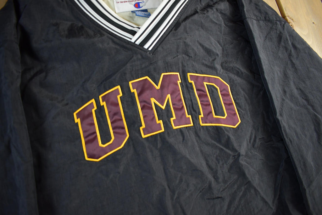 Vintage 1990s Champion University of Minnesota Duluth Champion Pullover Windbreaker Men's 2XL
