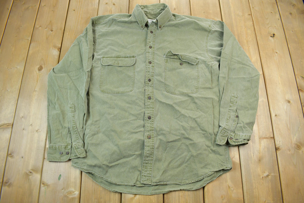 Vintage 1990s South Harry Rosen Western Style Button Up Shirt