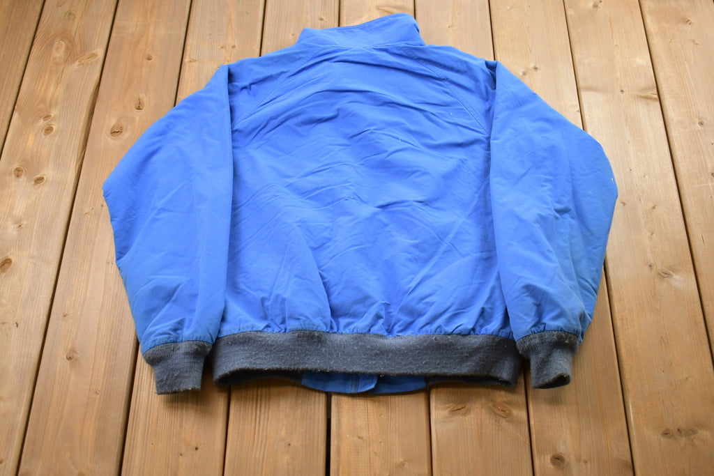Vintage 1990s Fleece Lined Windbreaker Jacket