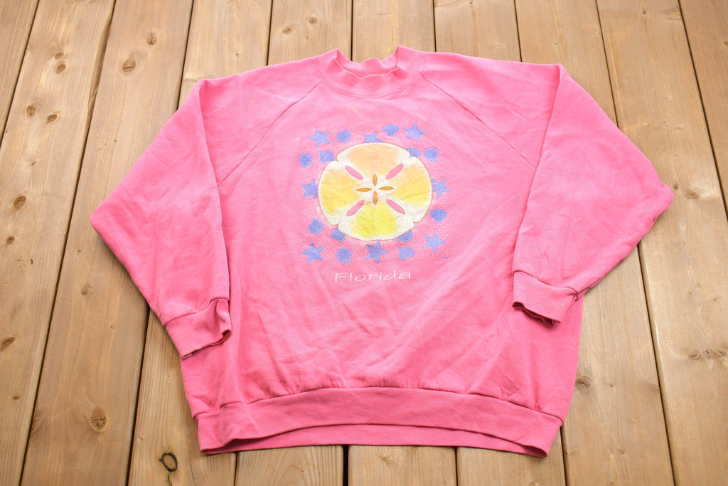 Vintage 1990s Florida Sand Dollar Crewneck Sweatshirt