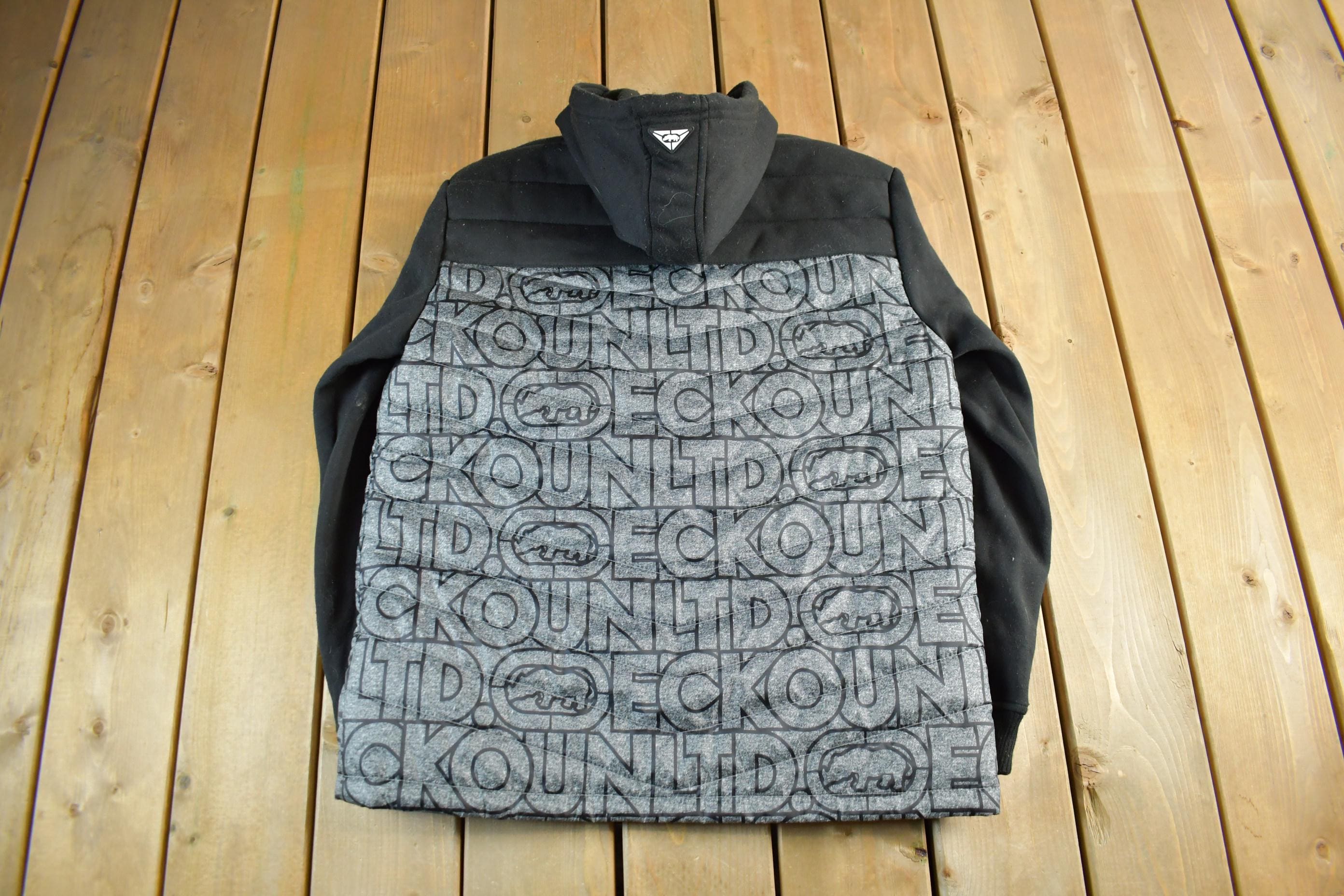 Vintage Y2K Ecko Unltd Hooded Jacket Men's Large