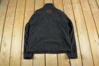 Vintage 2000s Harley Davidson Embroidered Full Zip Fleece Sweater Women's Medium
