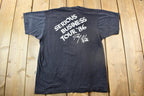 Vintage 1986 Johnny Winter Serious Business Tour Graphic T-shirt
