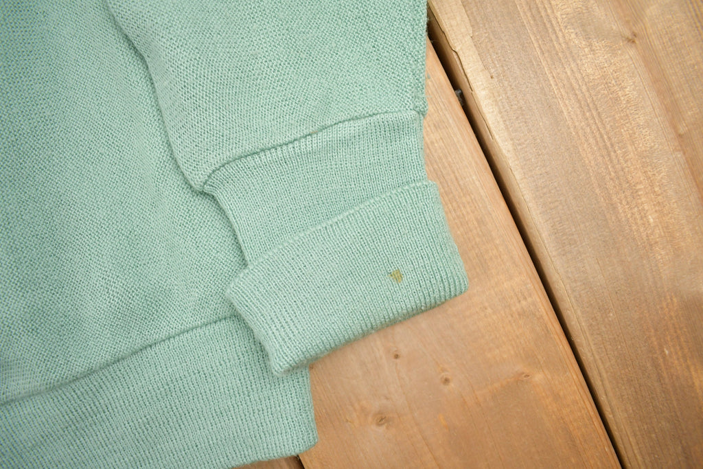 Vintage 1980s IZOD Knit Cardigan Sweater