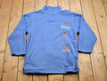 Vintage 1990s Scooby Doo Cartoon Network Quarter Zip Fleece Sweater