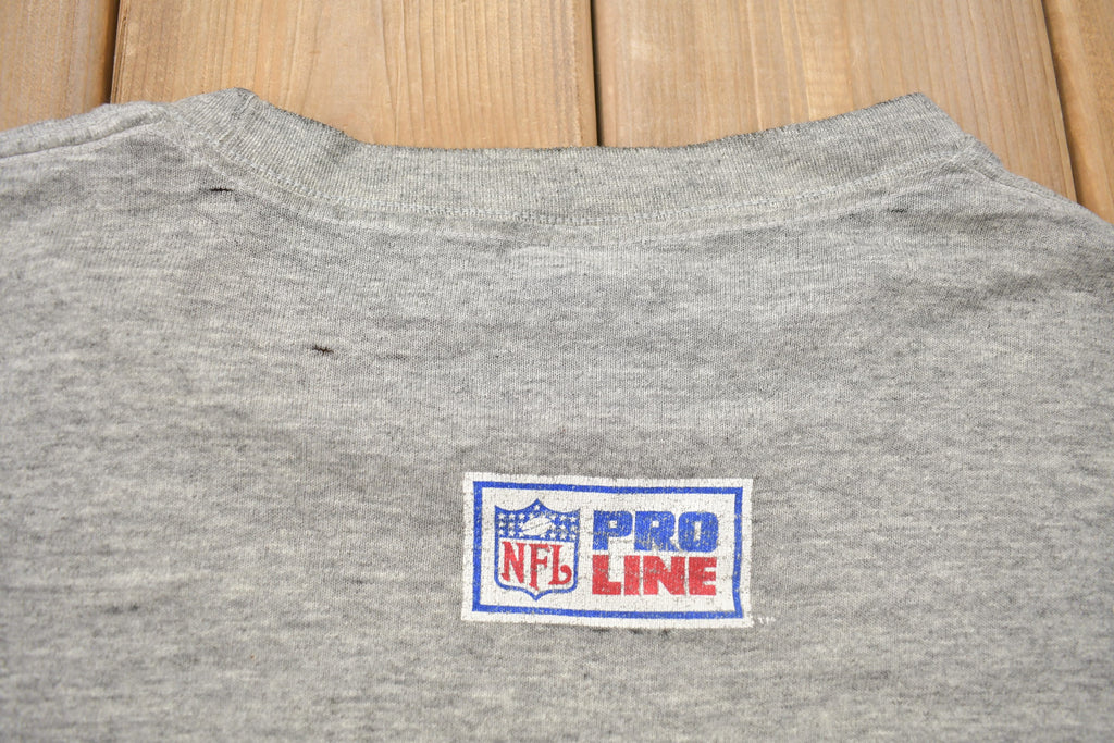 Vintage 1990s Detroit Lions Helmet NFL Starter Pro Line T Shirt