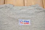 Vintage 1990s Detroit Lions Helmet NFL Starter Pro Line T Shirt