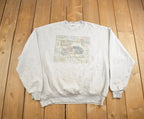 Vintage 1990s Cute Warm And Cozy Bear Crewneck Sweater Made In USA