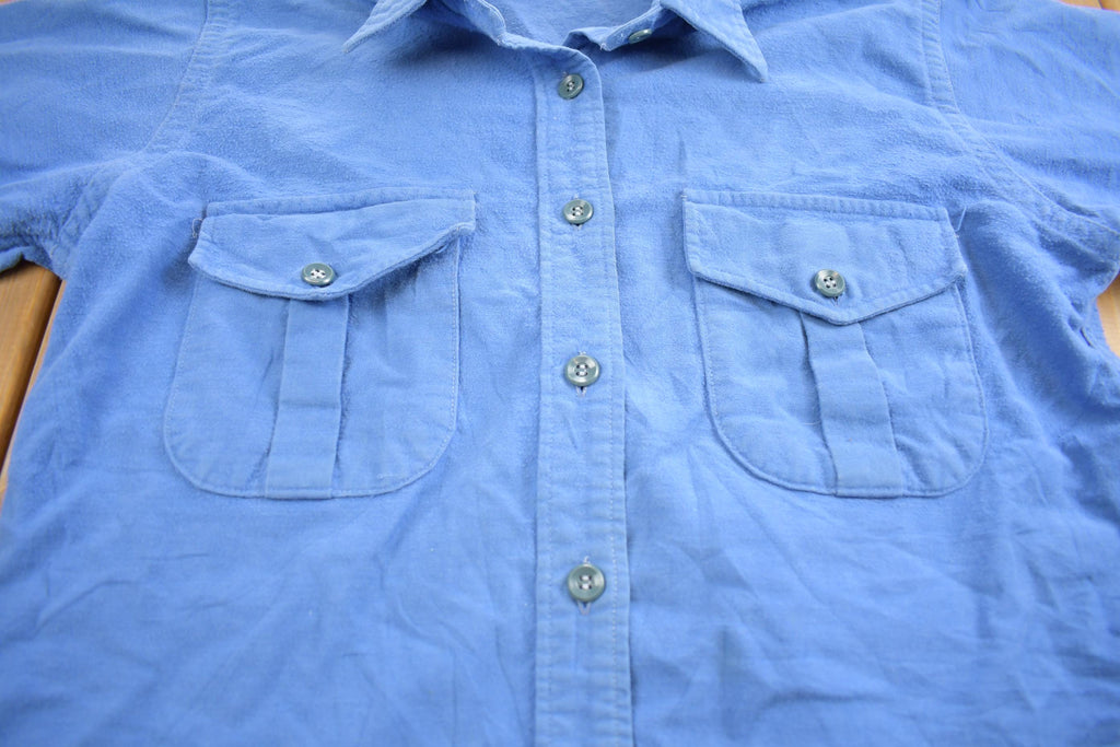 Vintage 1980s L.L Bean Blank Button Up Shirt
