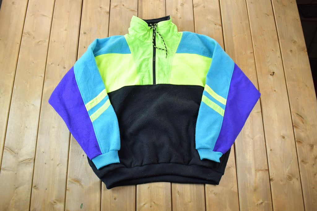 Vintage 1990s Neon Fleece Sweater