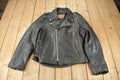 Vintage 1990s Easy Riders Leather Biker Jacket Made In USA Size 44