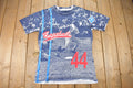 Vintage 1990s Gitano Baseball All over Over Print Graphic T Shirt Sportswear