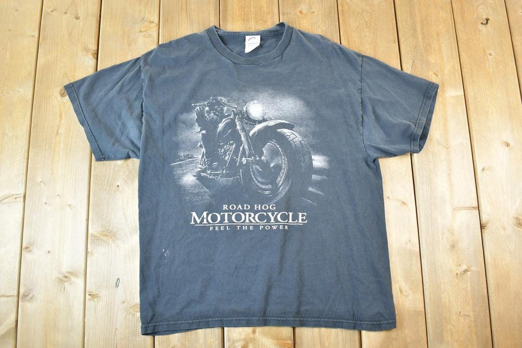 Vintage 1990s Road Hog Motorcycle T-Shirt Mens M
