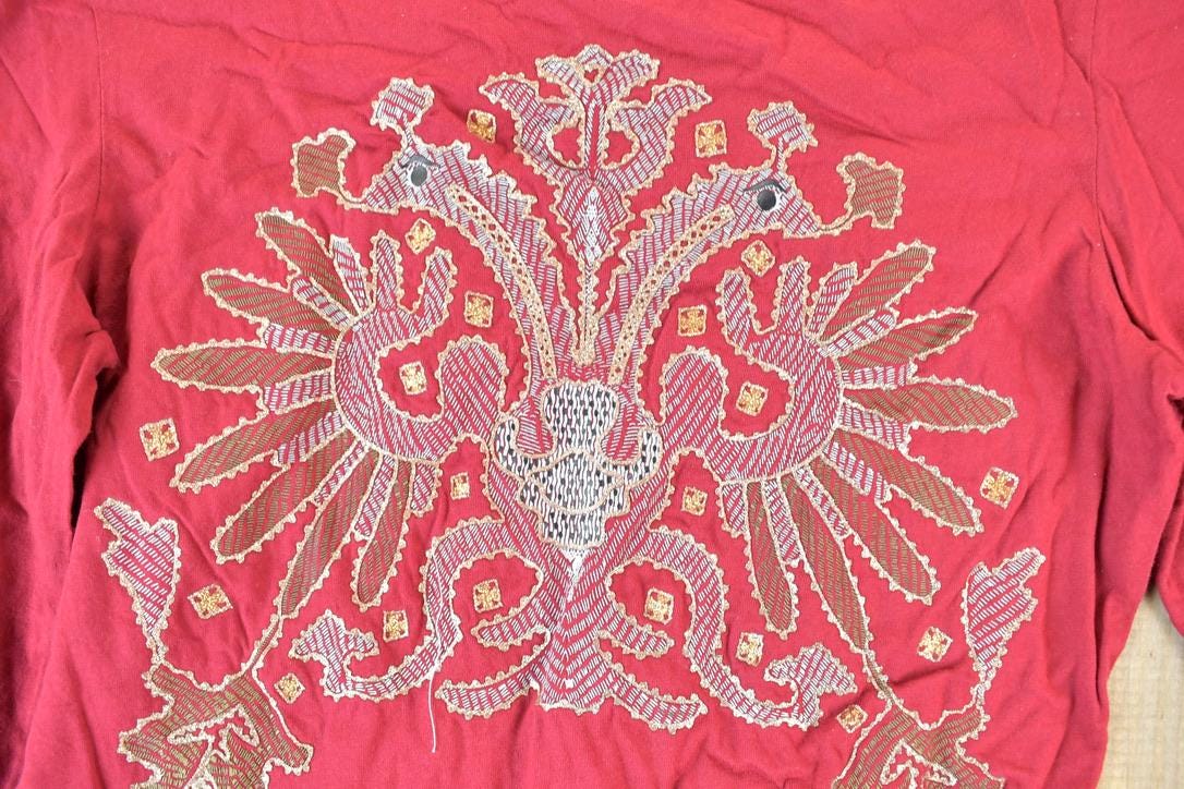 Women Vintage Vigoss Y2K Abstract Pattern T-Shirt