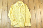 Vintage 1960s Lucerne Plaid Button Up Shirt