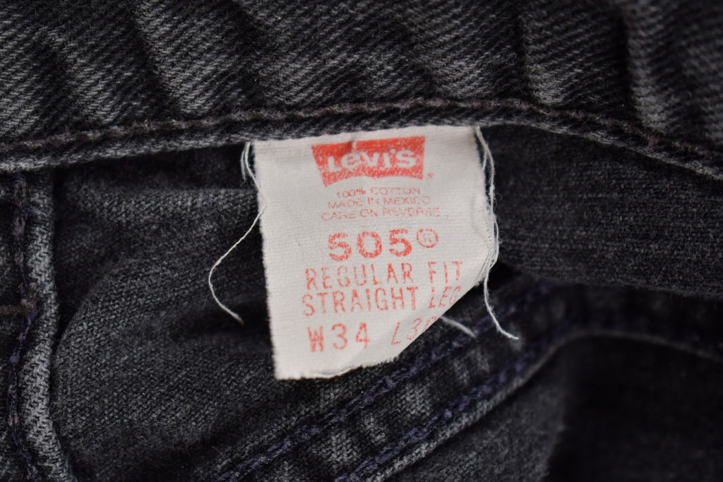 Vintage 1990s Levi's 505 Red Tab Relaxed Fit Jeans Size 33 x 29