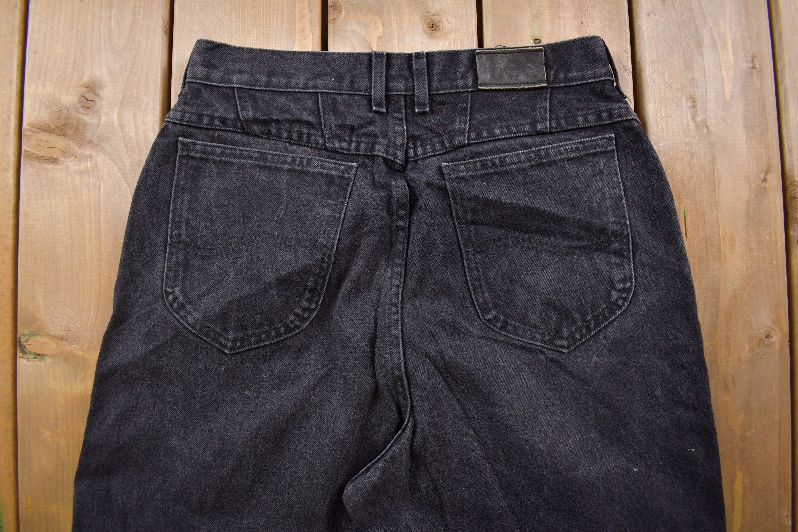 Vintage 1990's Lee Black Jeans 30 x 30