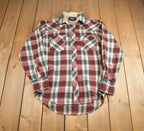 Vintage 1980s Williams Bay Plaid Button Up Shirt