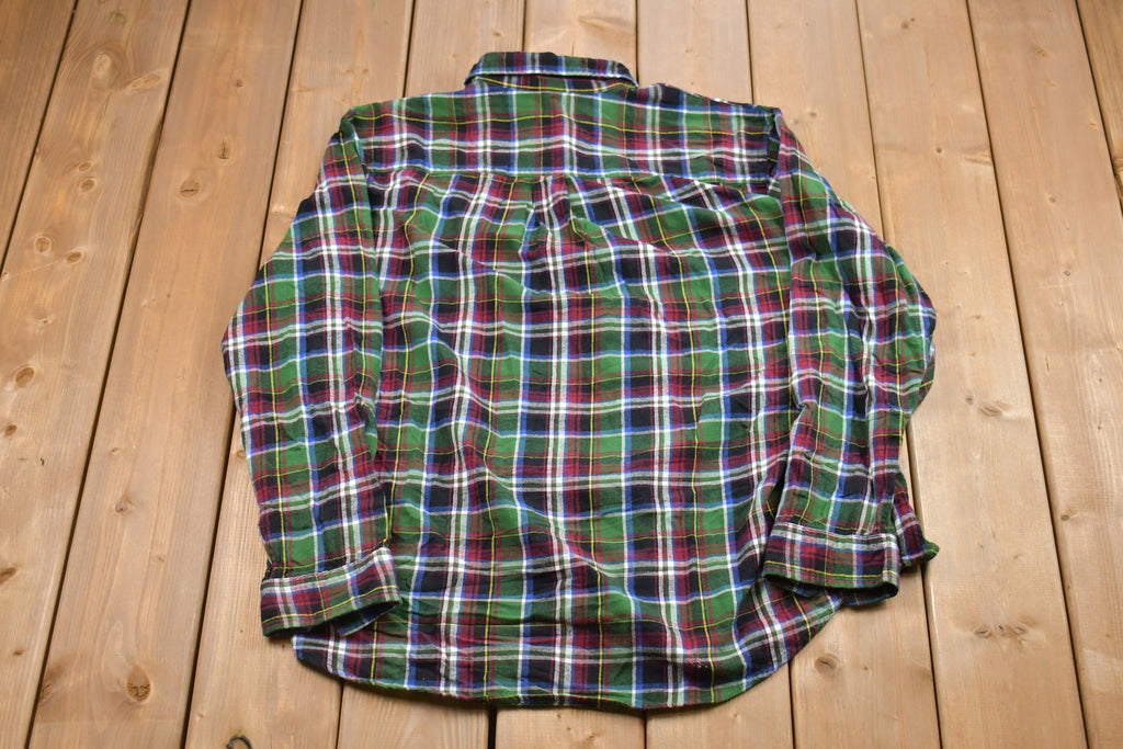 Vintage 1990s Plaid Button Up Shirt
