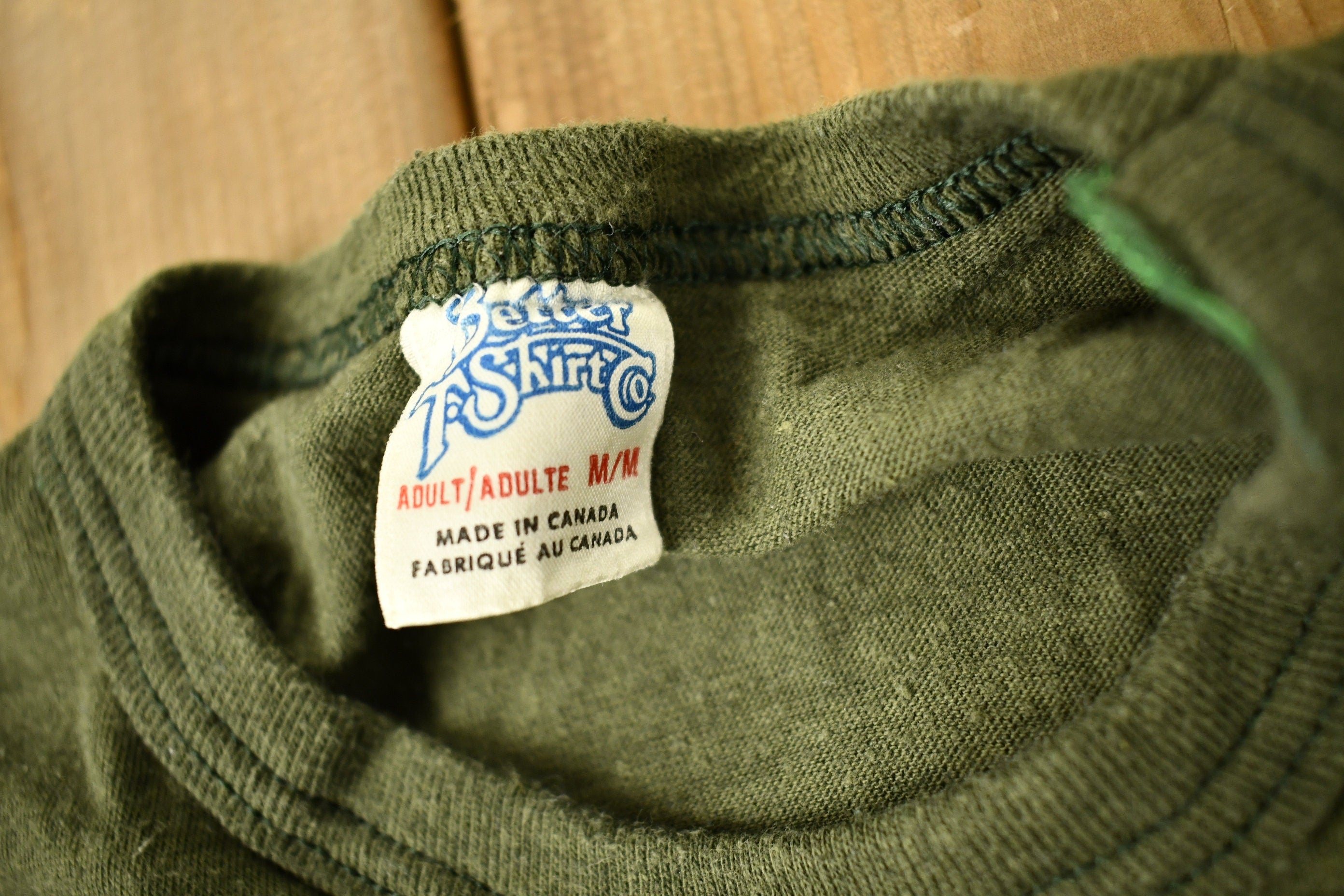 Vintage 1983 M*A*S*H Fanatic TV Promo Ringer T-shirt