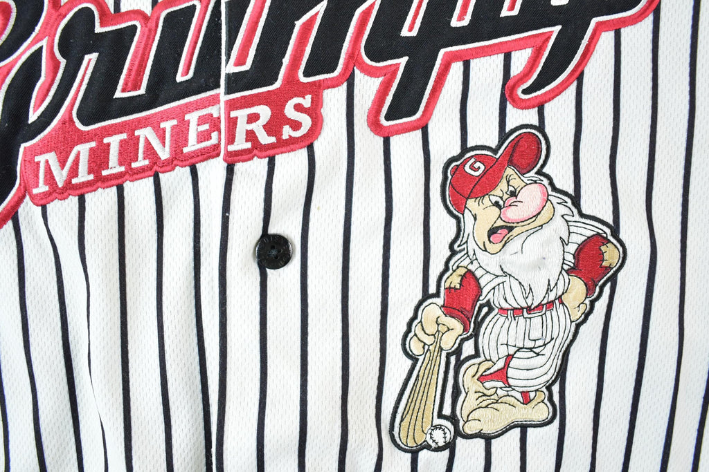 Vintage 1990s Grumpy Miners Baseball Disney Cartoon Promo Baseball Jersey Mens XL
