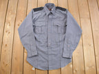 Vintage 1990s Blank Western Button Up Shirt
