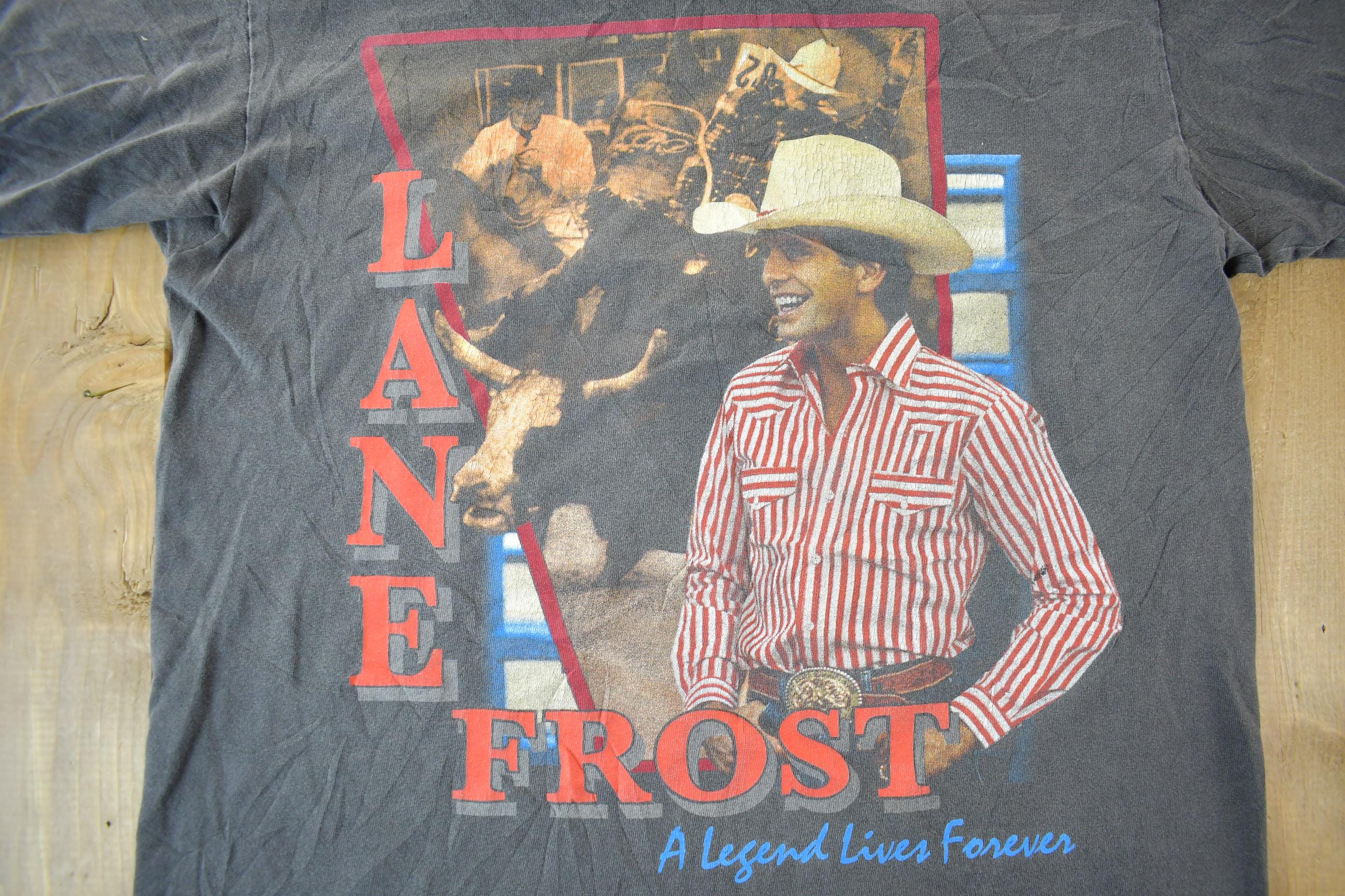 Vintage 1990s Lane Frost Rodeo Graphic T-Shirt