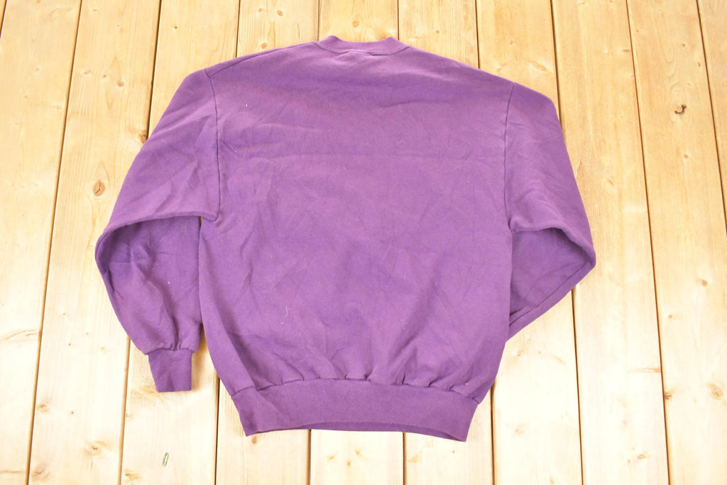 Vintage 1990s Minnesota Winter Birds Crewneck Sweatshirt Men's M