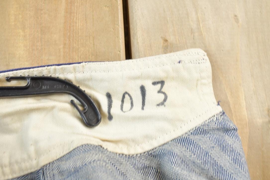 Vintage 1940s 4 Pocket Shop Coat Johnson & Co Go-Pfor 48 Herringbone