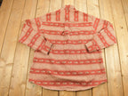 Vintage 2000ss Woolrich Abstract Flannel Button Shirt