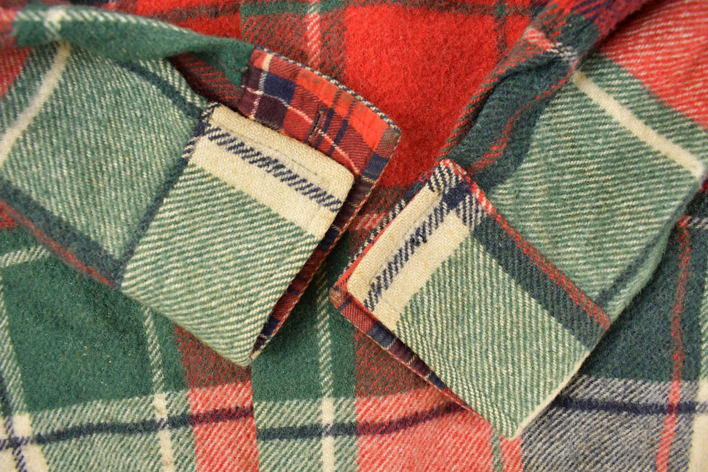 Vintage 1970s Cockatoo Wool Flannel Shirt Men's Medium