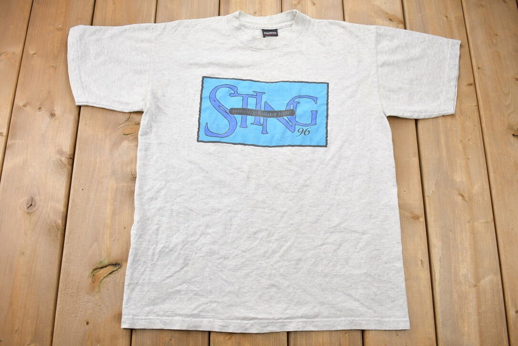 Vintage 1996 Sting Mercury Falling Tour T-Shirt Music Promo