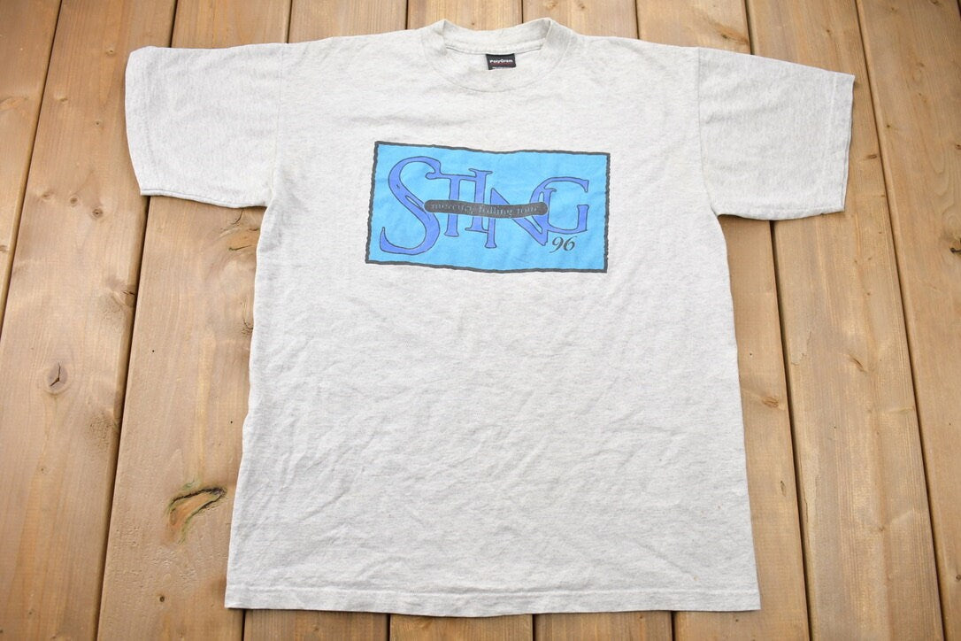 Vintage 1996 Sting Mercury Falling Tour T-Shirt Music Promo