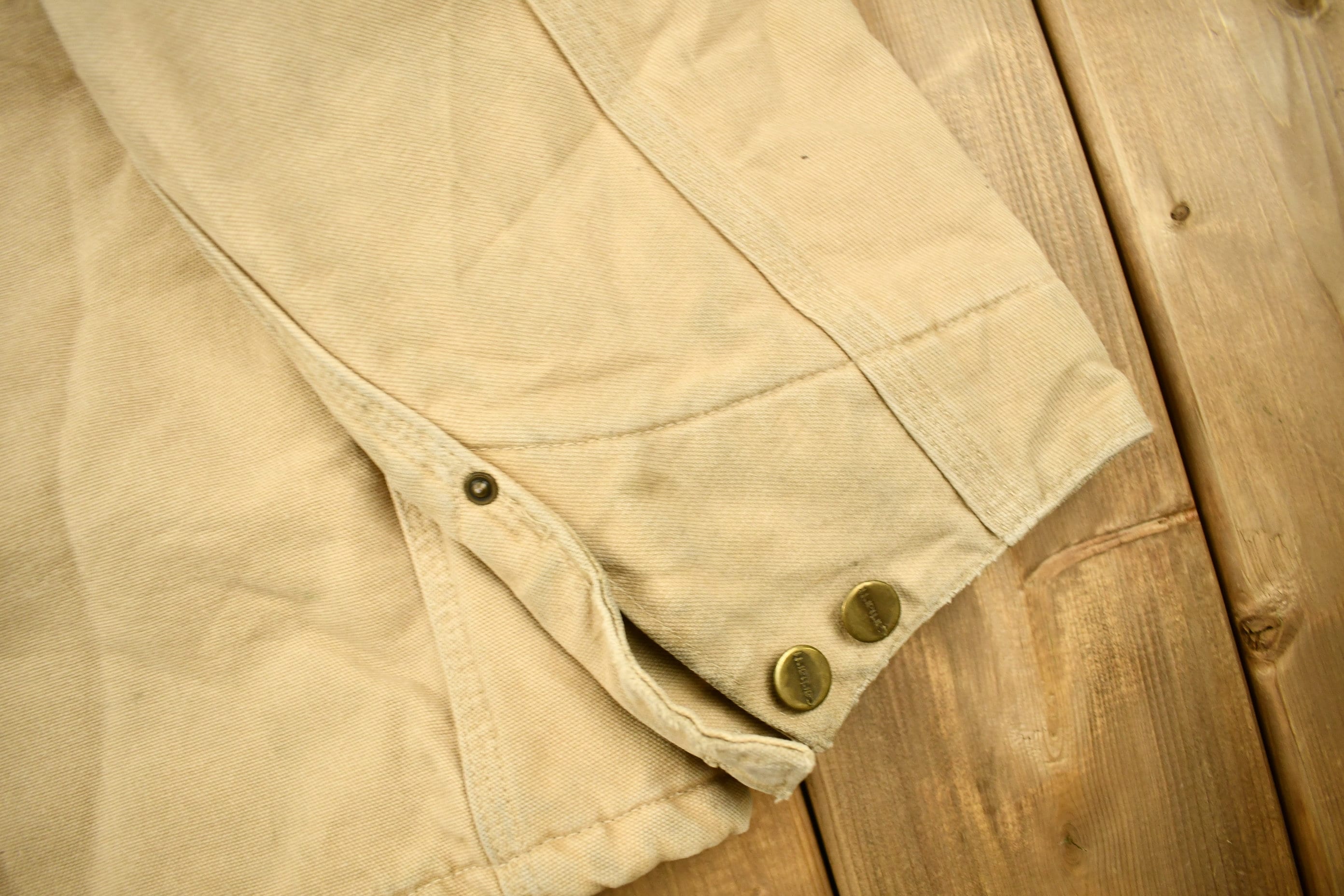 Vintage 1980s Tan Carhartt Chore Coat