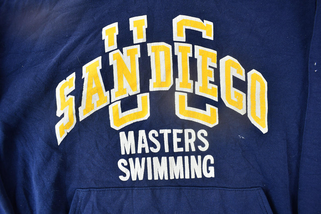 Vintage 1990s San Diego UC Masters Swimming Collegiate Hoodie