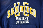 Vintage 1990s San Diego UC Masters Swimming Collegiate Hoodie