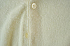 Vintage 1990s Jantzen Knit Cardigan Sweater  90s Crewneck  Made In USA  Preppy