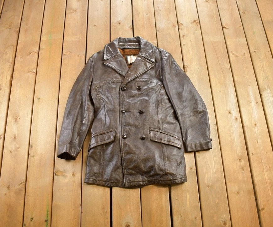 Vintage 1970s Bonds 5th Avenue Leather Jacket