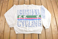 Vintage 1990s Louisiana Cycling Crewneck Sweatshirt