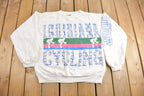 Vintage 1990s Louisiana Cycling Crewneck Sweatshirt