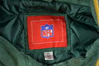 Vintage 1990s Green Bay Packers NFL Suede Full Zip Jacket