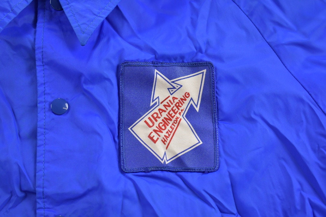 Vintage 1980s Bo - Jac Urania Engineering Satin Bomber Jacket