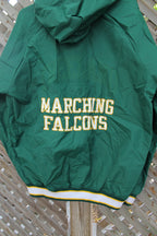 Vintage 1980s Marching Falcons Champion Quarter Zip Windbreaker