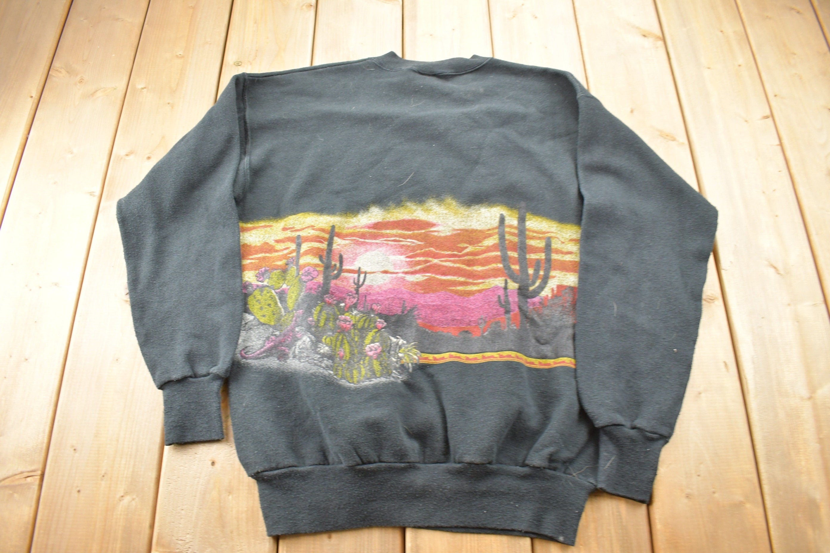 Vintage 1990s Las Vegas Desert Theme Crewneck Sweatshirt