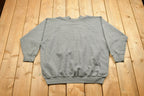 Vintage 1990s Blank Grey Crewneck Sweatshirt
