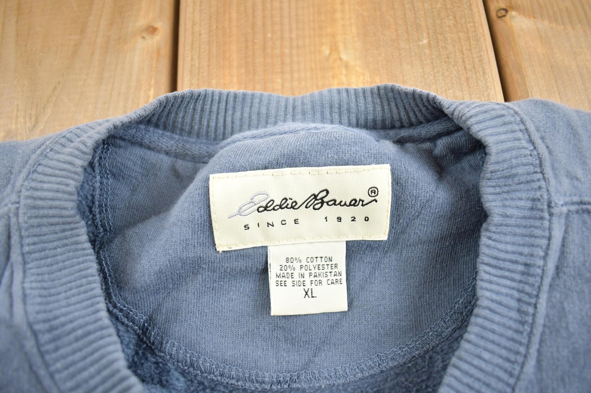 Vintage 1990s Eddie Bauer Embroidered Crewneck Sweatshirt