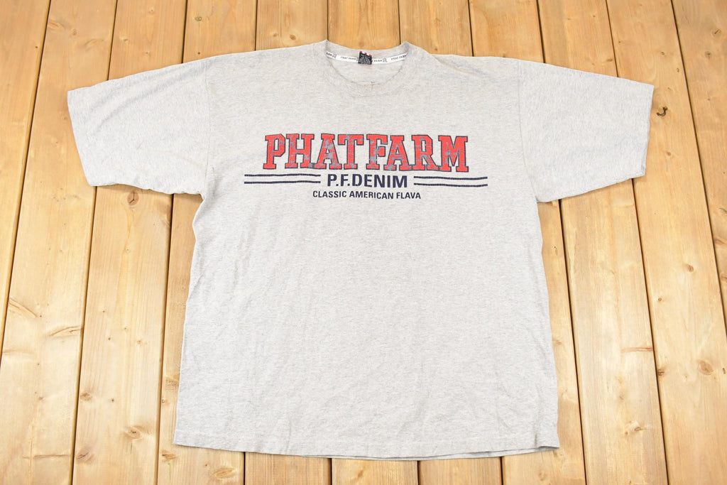 Vintage 1990s Phat Farm Souvenir Hip Hop T-Shirt Men's XL