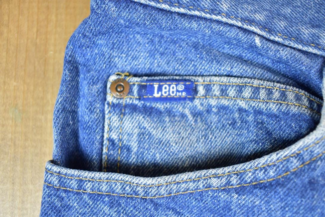 Vintage 1970s Lee Denim Jeans Size 33 x 32