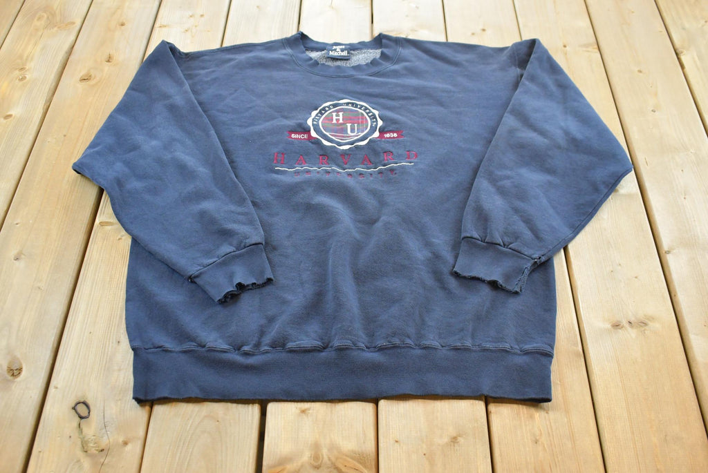 Vintage 1990s Harvard University Crewneck Sweatshirt Men's XL  NCAA Sweatshirt  90 Collegiate  Americana  Ivy League  Made in USA